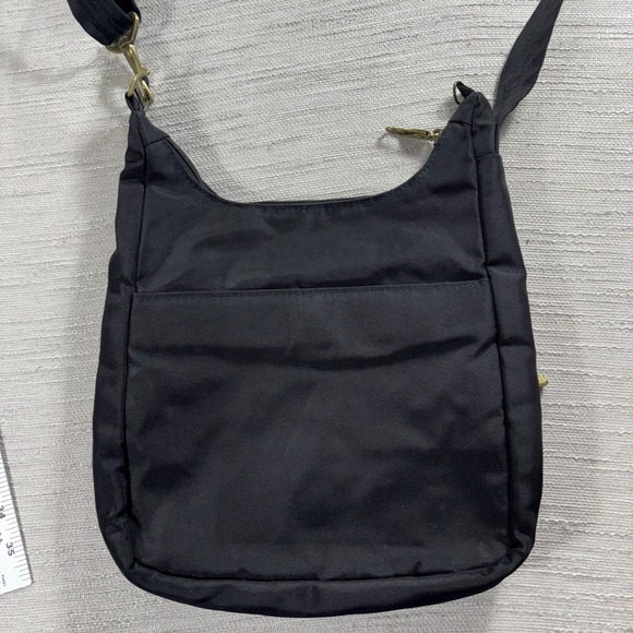 Travelon Anti Theft Crossbody Bag Black Nylon Shoulder Strap Security - Picture 3 of 13